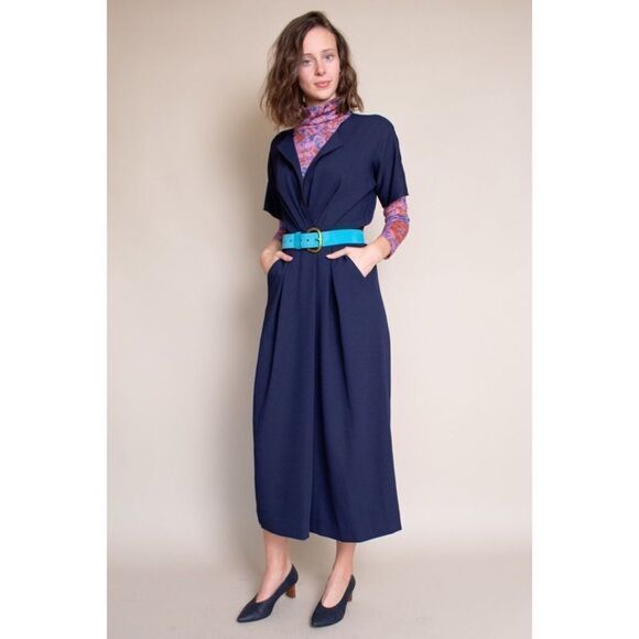 Rachel Comey Ardent Jumpsuit Midnight Blue Size US2